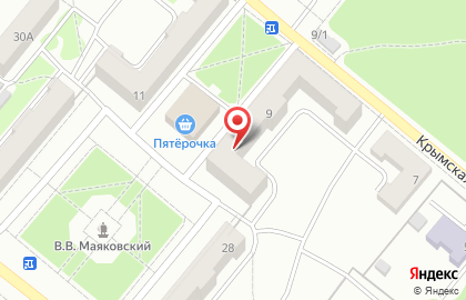 Салон красоты Остров красоты на Крымской улице на карте