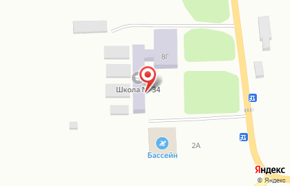 Средняя общеобразовательная школа №34 в Ростове-на-Дону на карте