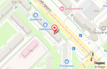 Фирменный салон Torex на Октябрьском проспекте на карте