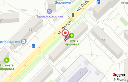 Магазин Вятское Заречье на улице Лепсе на карте