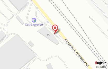 Центр кузовного ремонта Уникум на Автомагистральной улице на карте