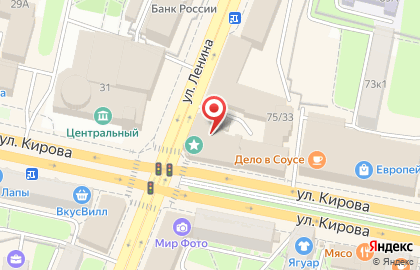 Центр Deplom на улице Ленина на карте