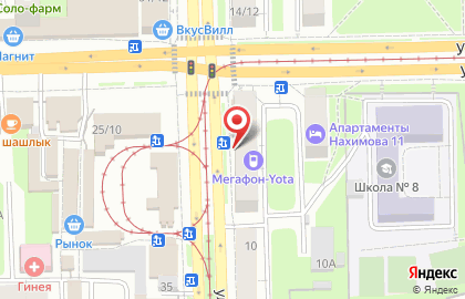 Магазин бытовой техники и электроники Эльдорадо на улице Багратиона на карте