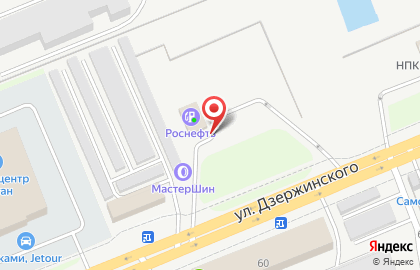 АЗС в Кургане на карте