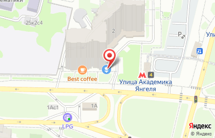 Медицинская лаборатория Гемотест на улице Академика Янгеля на карте