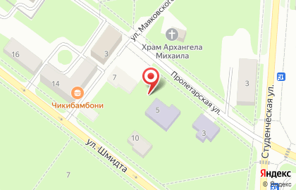 ВГМХА на Пролетарской улице на карте