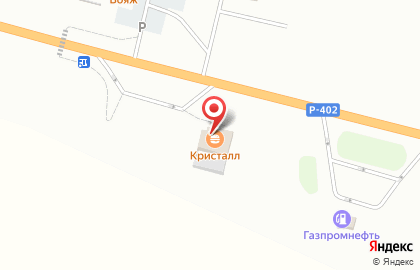 Кафе Кристалл в Тюмени на карте