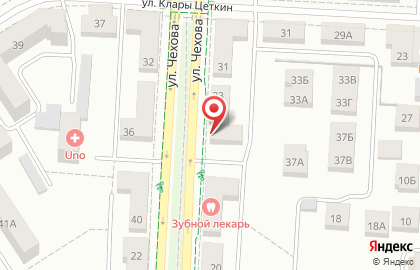 Агентство недвижимости Центральное на улице Чехова на карте