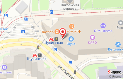 Терминал МТС-Банк на Щукинской улице на карте