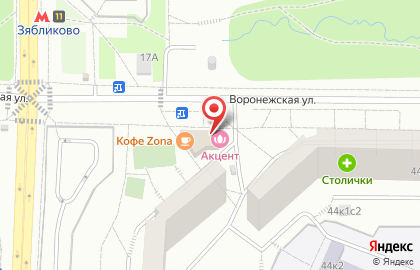 Магазин фруктов, овощей и солений на карте