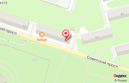 Пиццерия Pizza на Советском проспекте на карте