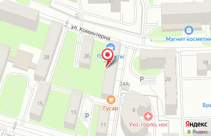 Продуктовый магазин в Перми на карте