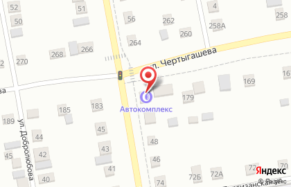 Автокомплекс Барс на улице Чертыгашева на карте