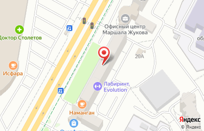 Медицинская компания Инвитро на улице Маршала Жукова на карте