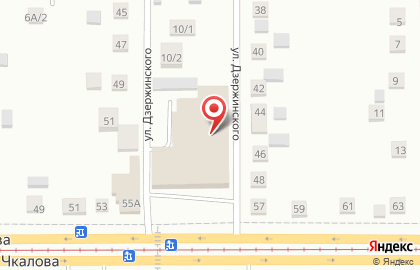 Магазин Красное & Белое на улице Чкалова в Орджоникидзевском районе на карте