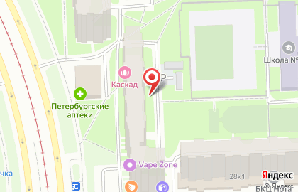 Плутон на проспекте Наставников на карте