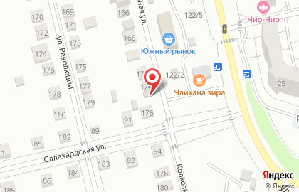 Автомойка Бриз на Колхозной улице на карте