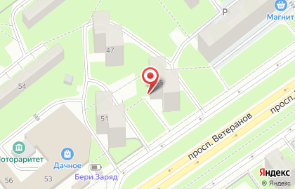 Золотая рыбка на улице Ветеранов 45 на карте