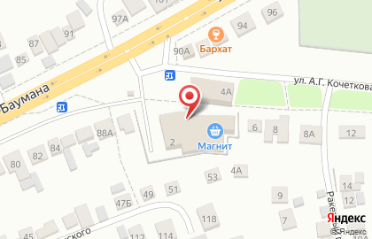Магазин Продукты в Правобережном районе на карте