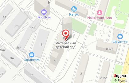 На Старокоптевском на карте