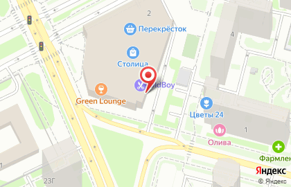 Фирменный Магазин Московского Ярмарка Цветов (шатер) на карте