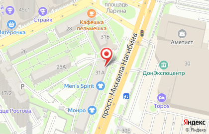 Торгово-строительное предприятие Евродом на проспекте Михаила Нагибина на карте