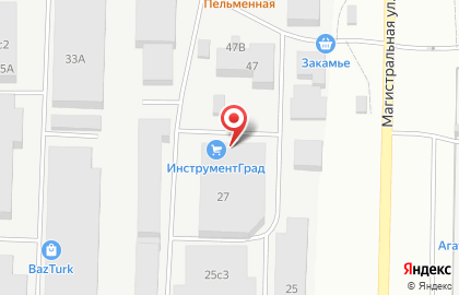 Магазин ИнструментГРАД на Магистральной улице на карте