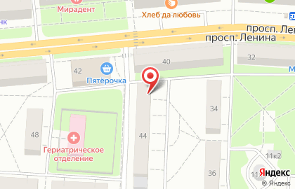 Городской Центр Жилищных Субсидий, Филиал на улице Красных Партизан на карте