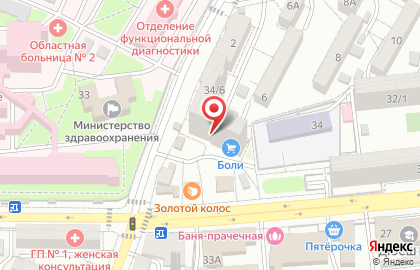 Автомат по продаже воды Живая вода в Ростове-на-Дону на карте
