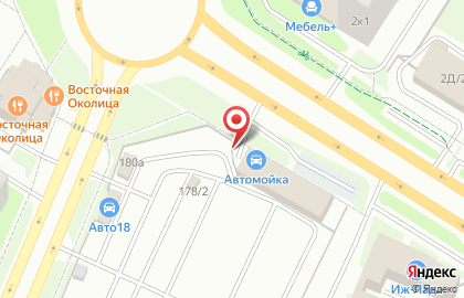 Автомойка в Ижевске на карте