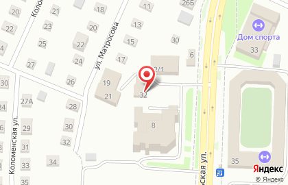 Шинный центр Vianor на улице Чкалова на карте
