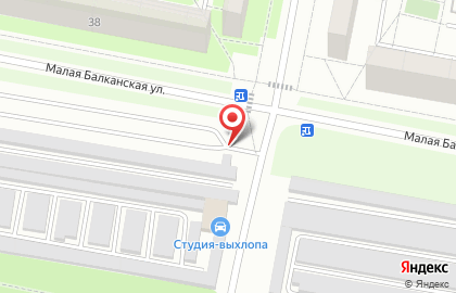 ООО Рекал на Малой Балканской улице на карте