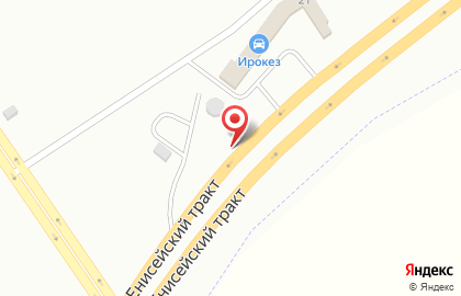 Автосервис Солнечный в Красноярске на карте