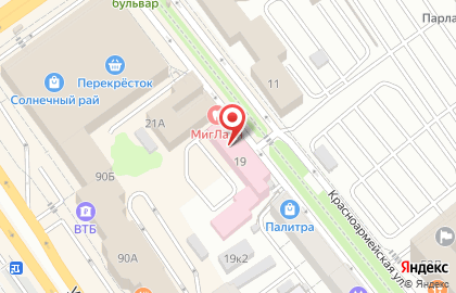 Многолестниц на карте