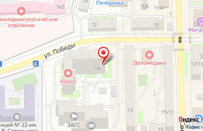 Магазин Замок хмеля на улице Победы на карте