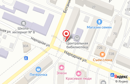 Ломбард Надежный на Народной улице на карте