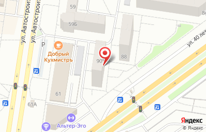 Коллегия адвокатов №165 в Автозаводском районе на карте