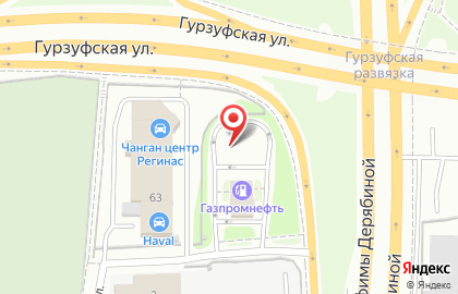 Автомойка Газпромнефть в Верх-Исетском районе на карте