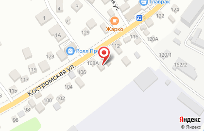 Мебельная фирма на Костромской улице на карте