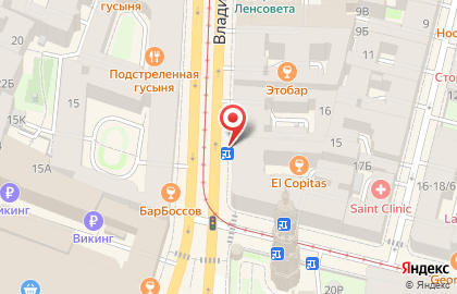 Супермаркет Дикси на Колокольной улице на карте