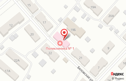 Поликлиника №1 в Кемерово на карте