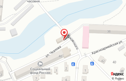 Продуктовый магазин Чкаловский на улице Чкалова на карте