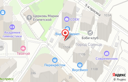 Сервисный центр Tecro.ru на 5-ой просеке на карте
