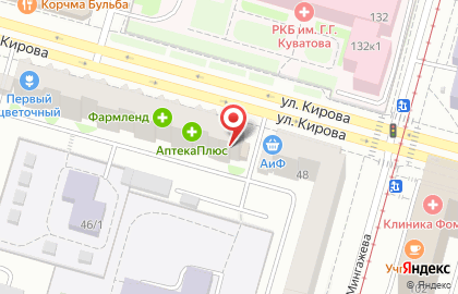 Салон ортопедических товаров ОРТОпедия для всех в Кировском районе на карте
