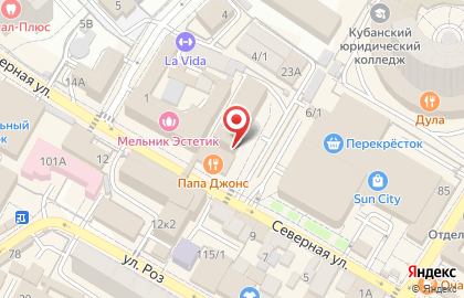 Качество в Центральном районе на карте