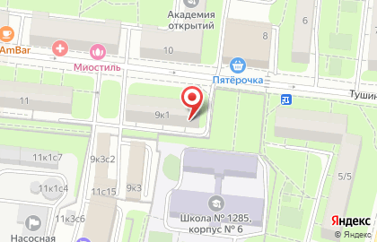 Участковый пункт полиции район Покровское-Стрешнево на Тушинской улице на карте