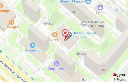 Маркет Ригель на карте