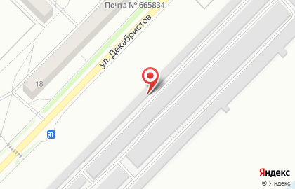 Тепличный в Ангарске на карте