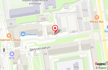 Бизнес-центр на Депутатской на карте