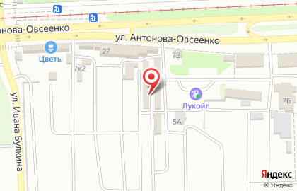 Магазин товаров для дома Домовенок на улице Антонова-Овсеенко на карте